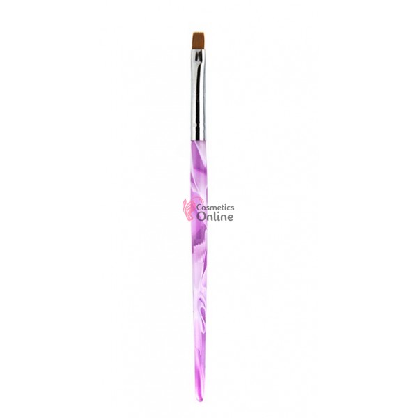 Pensula pentru Gel UV Mov Nr 6  Lidan, art PU59-03